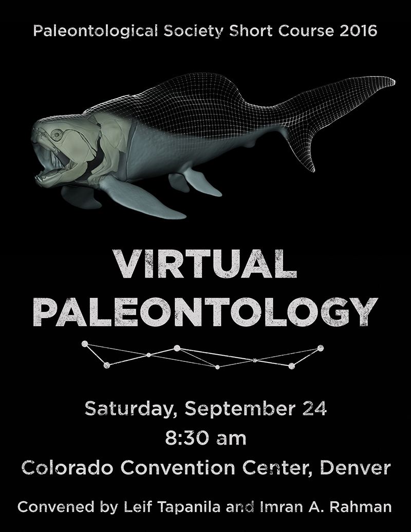 Virtual Paleontology Course Poster