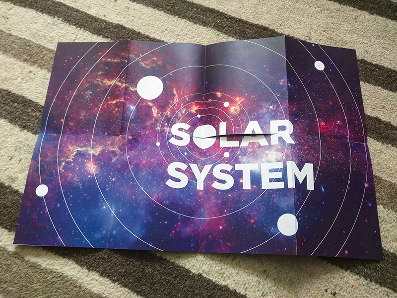 Solar System Printed Poster