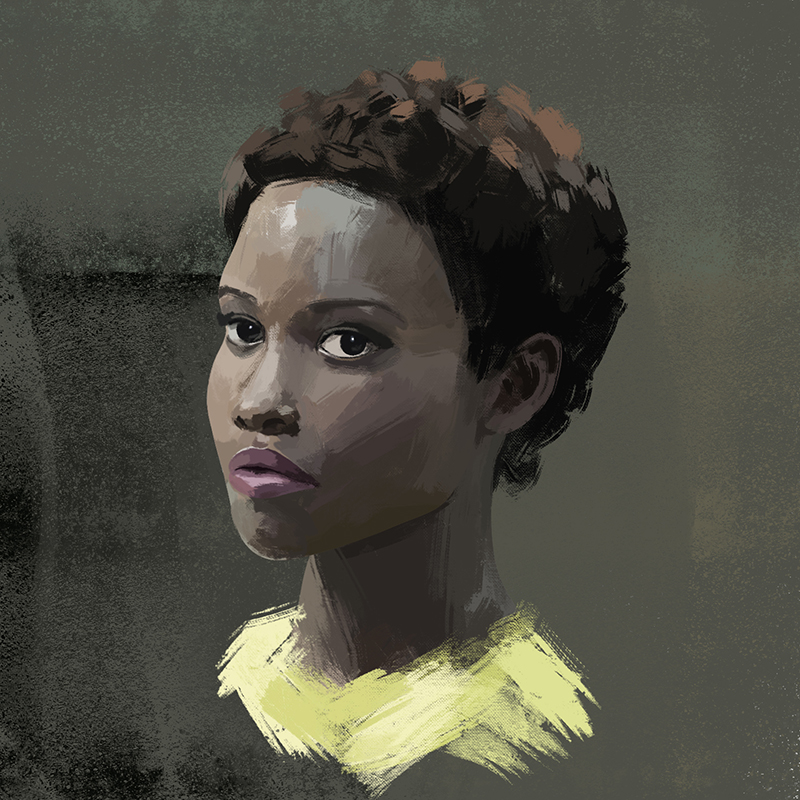 Lupita Nyong'o Portrait Illustration