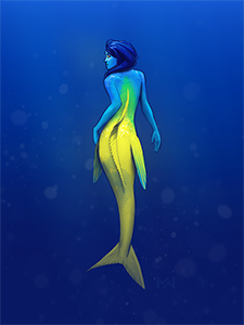 Mermaid Illustration Thumbnail