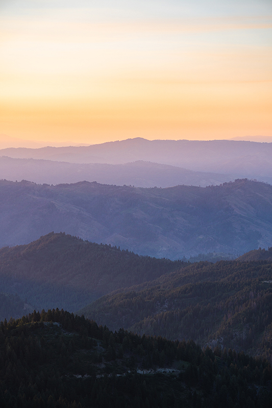 Mores Mountain Sunrise Landscape