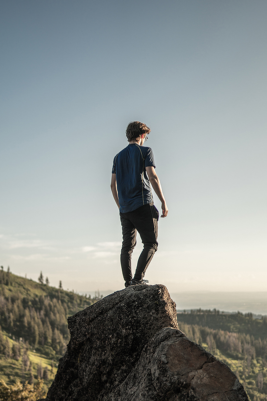 Mores Mountain Self Portrait